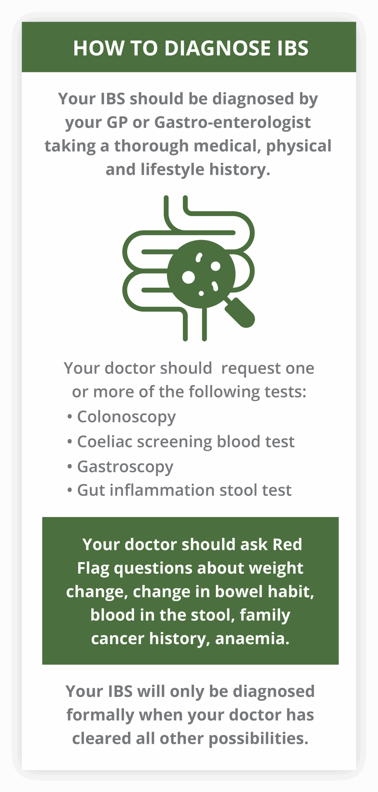 How is IBS Diagnosed