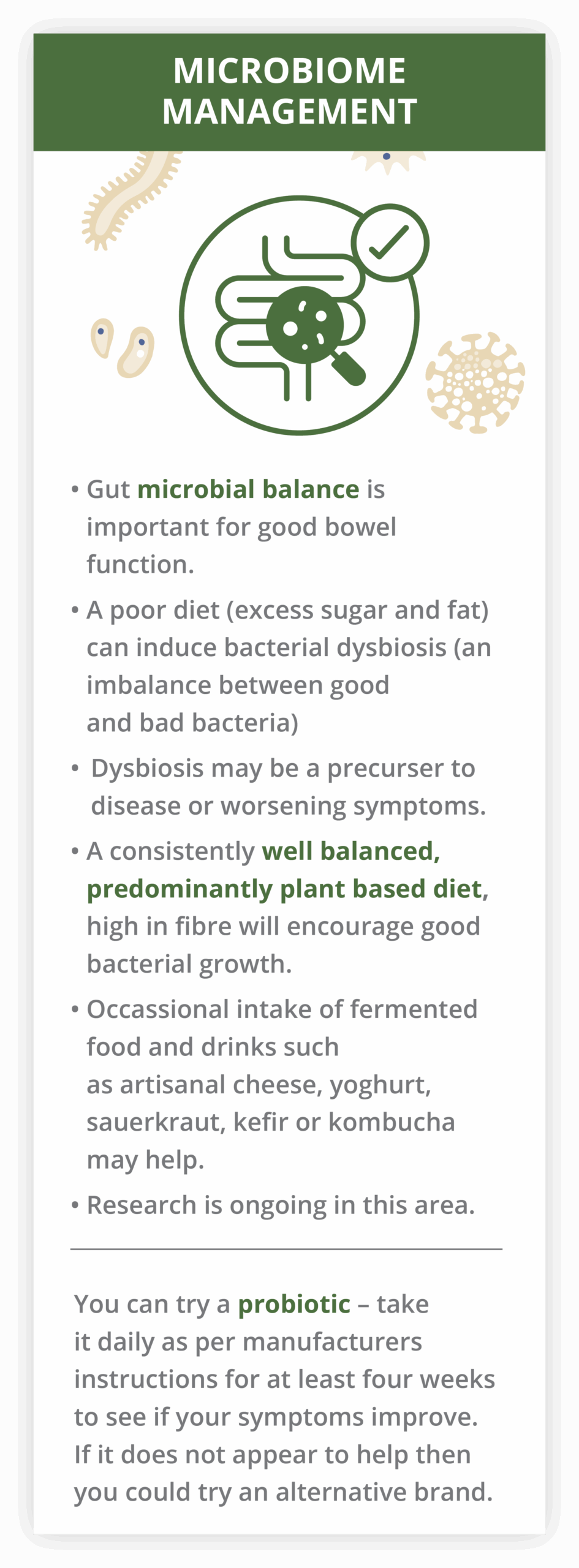 Microbiome Management